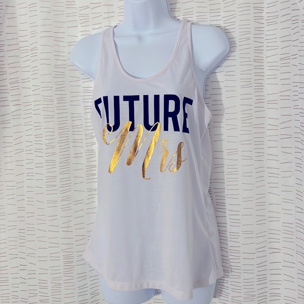 ‘Future Mrs’ bridal bride tank top